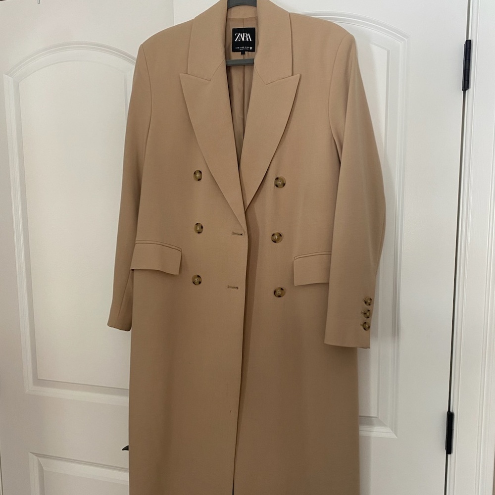 Zara: Light Tan Trench Coat